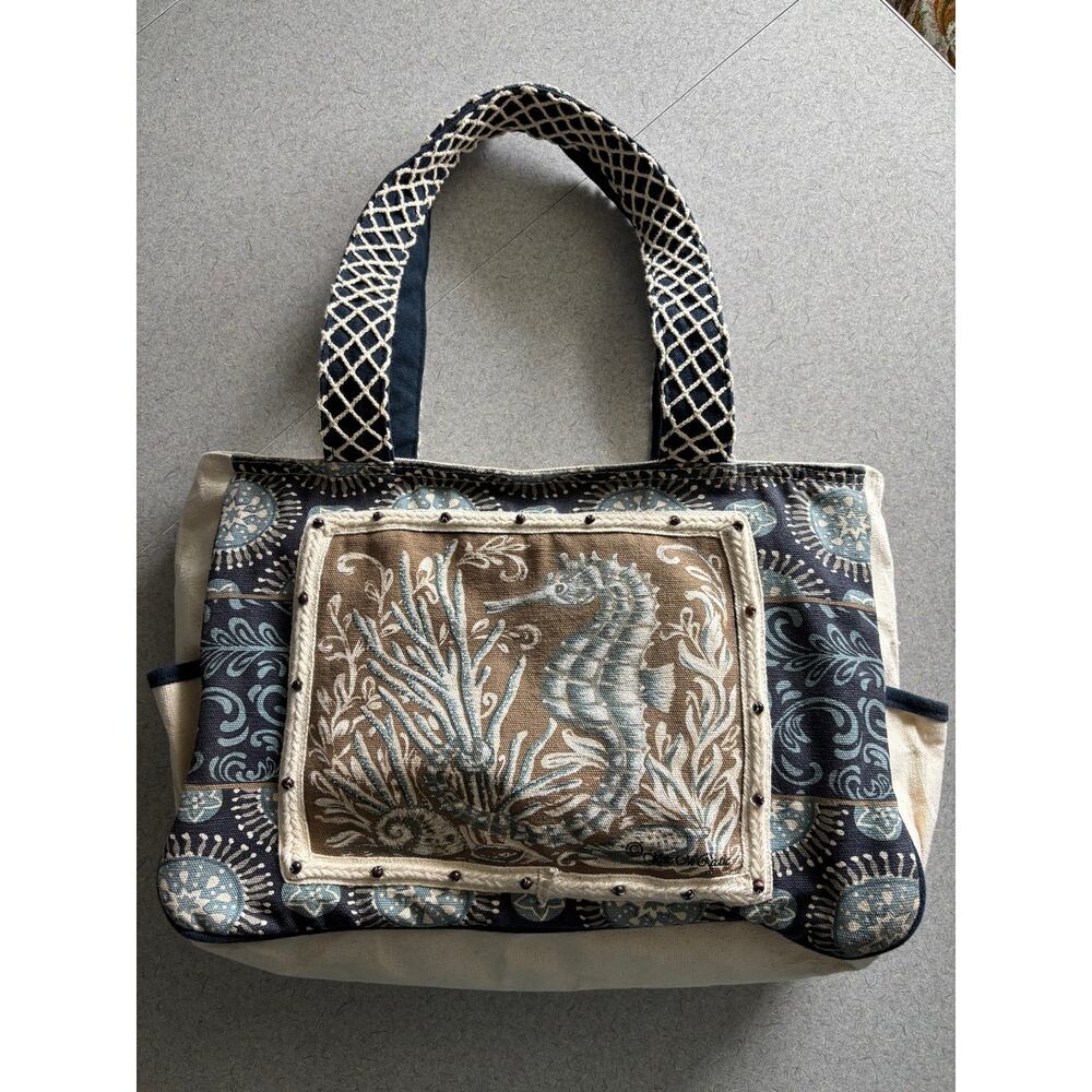Pre-loved Kate McRostie Nautical Ocean Wonder Tote